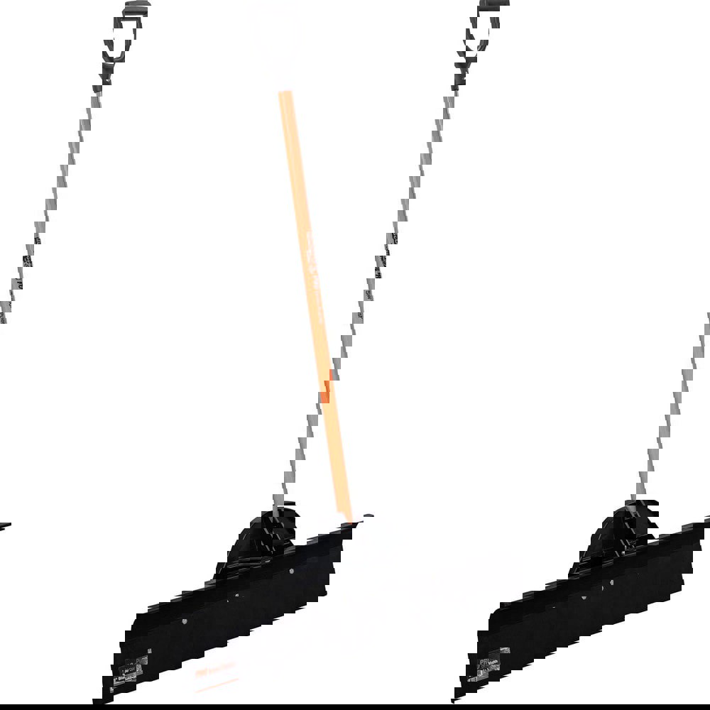 Snow Shovels & Scrapers; Product Type: Pusher Shovel ; Ergonomic Design: Yes ; Handle Type: Ergonomic ; Handle Material: Fiberglass ; Blade Material: UHMW ; Handle Length (Decimal Inch): 4