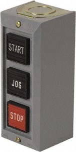Push-Button Control Station: Momentary, 2NO/3NC, Jog & Start