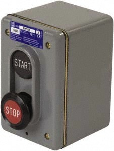Push-Button Control Station: Momentary, NO/NC, Start & Stop