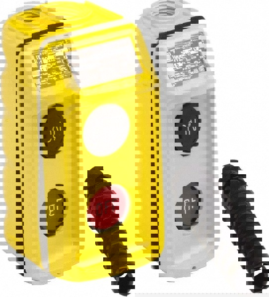 Pendant Control Station: Maintained, 2NO/2NC, On & Off