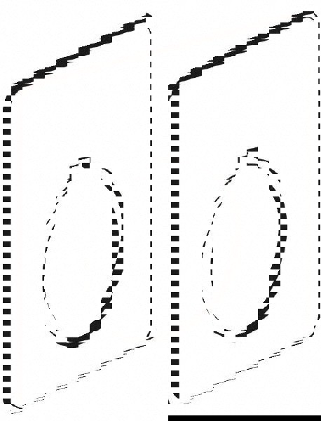 Square, Plastic Legend Plate - Blank