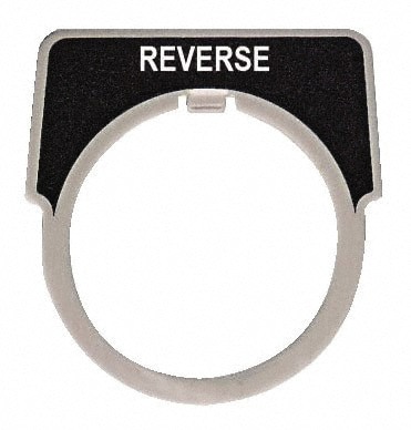 Half Round, Aluminum Legend Plate - Reverse
