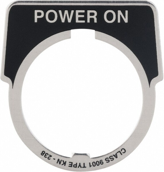 Metal Legend Plate - Power On