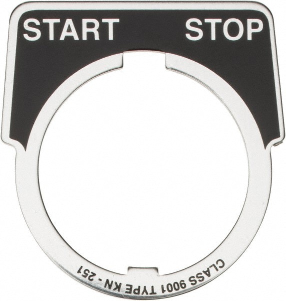 Metal Legend Plate - Start-Stop
