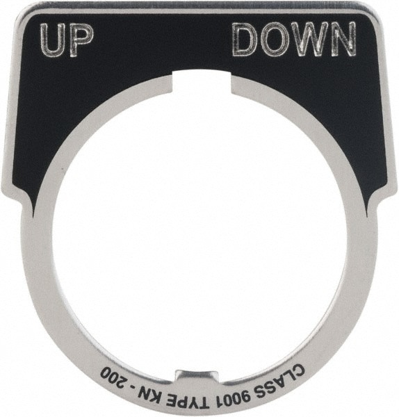 Metal Legend Plate - Up-Down