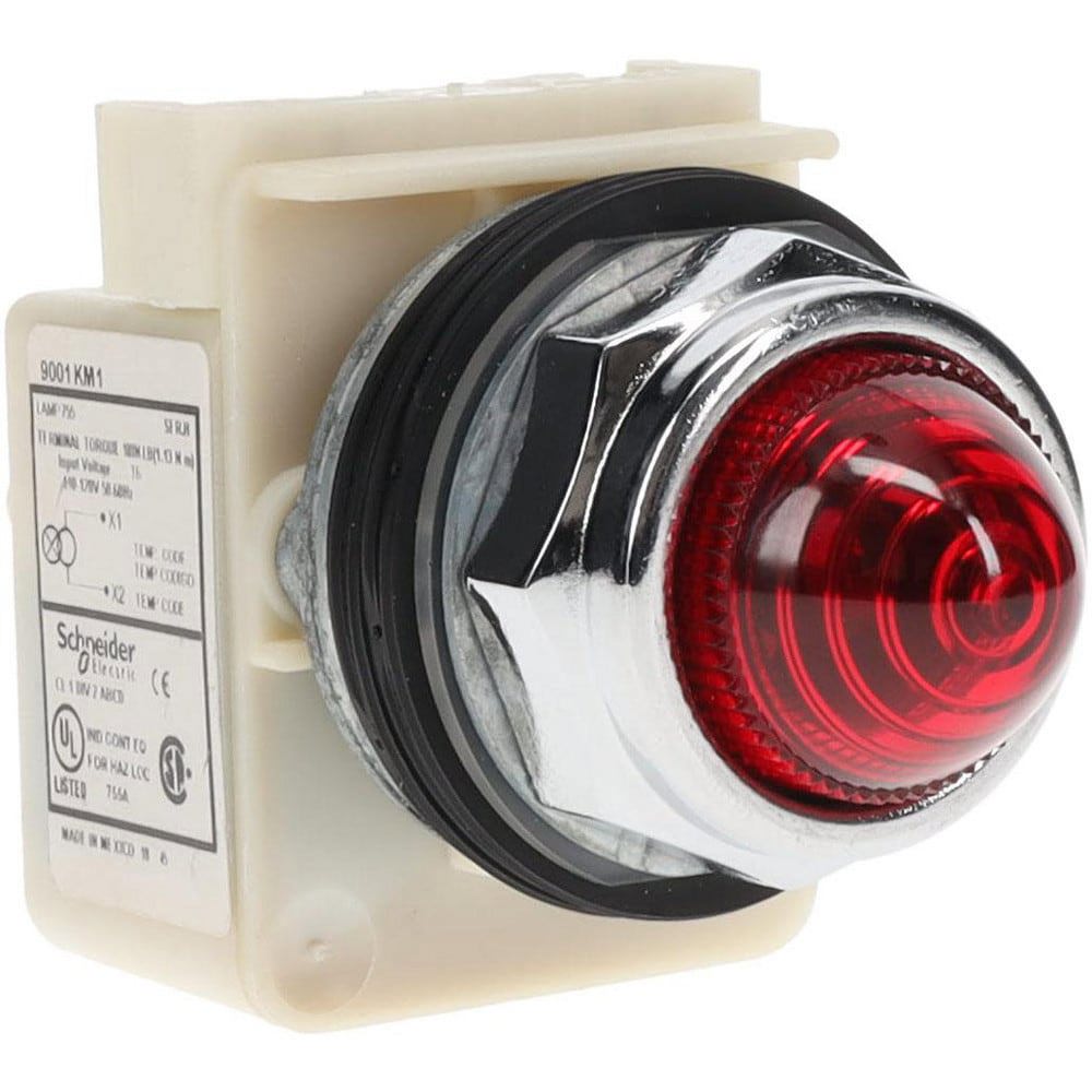 120 V Red Lens Incandescent Pilot Light