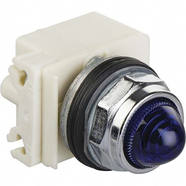24 V Blue Lens Incandescent Pilot Light