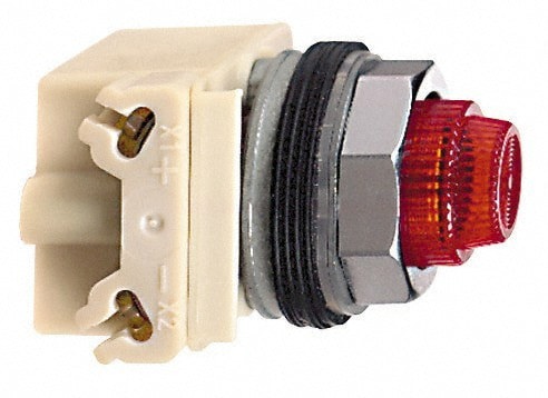 120 V Red Lens LED Indicating Light