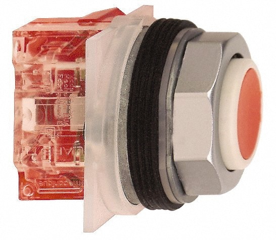 Push-Button Switch: 30 mm Mounting Hole Dia, Momentary (MO)