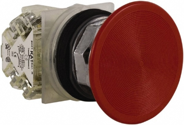 Push-Button Switch: 30 mm Mounting Hole Dia, Momentary (MO)