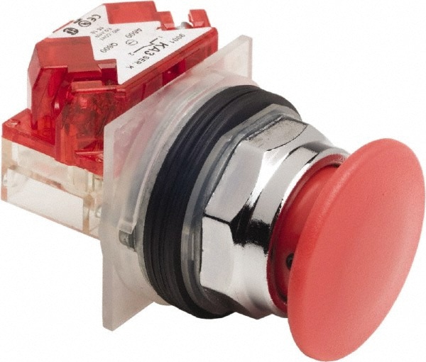 Push-Button Switch: 30 mm Mounting Hole Dia, Maintained (MA)