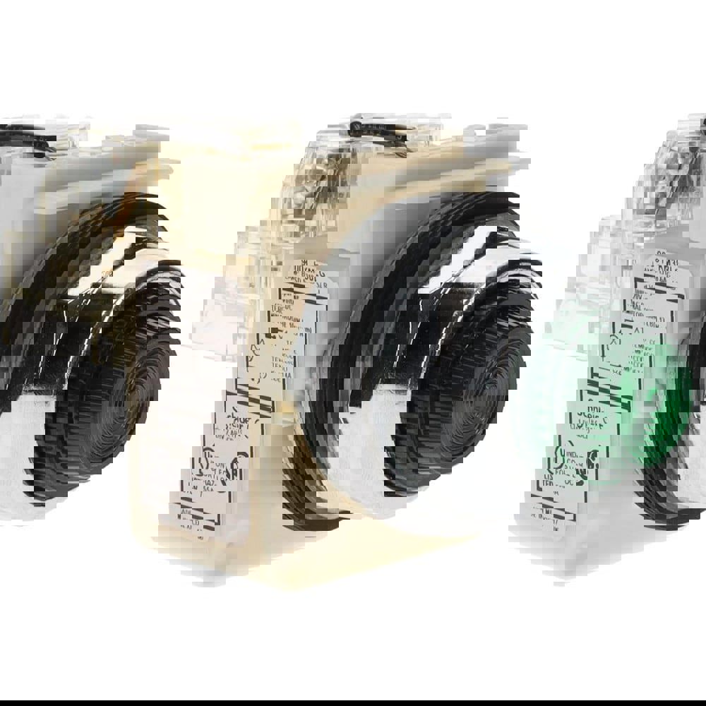 120 V Green Lens LED Press-to-Test Indicating Light