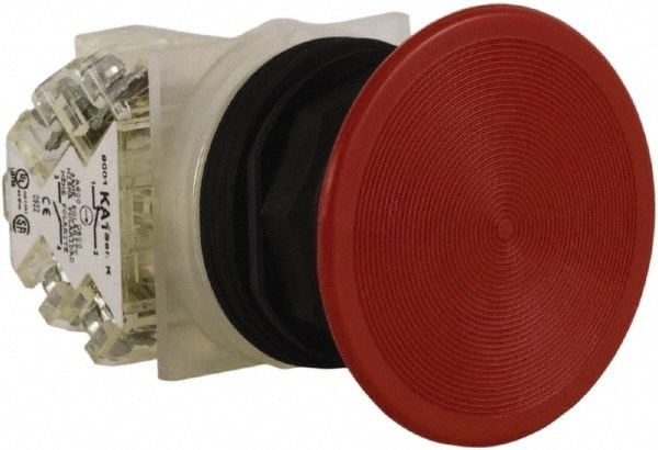 Push-Button Switch: 30 mm Mounting Hole Dia, Momentary (MO)
