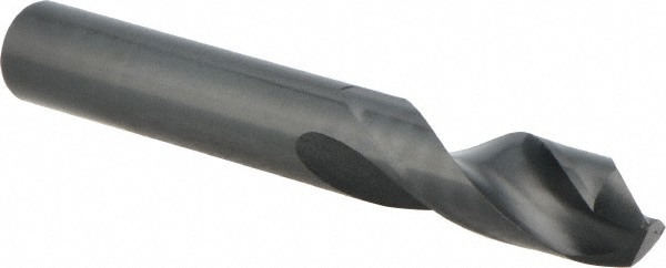 Screw Machine Length Drill Bit: 12.80 mm Dia, 118 deg Point, High-Speed Steel