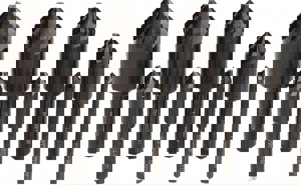 Countersink Set: 8 Pc, 1/4 to 1