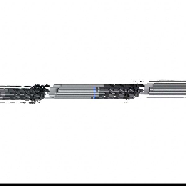 Spiral Flute Tap: M24 x 1.50, Metric Fine, 4 Flute, Semi-Bottoming, 6HX Class of Fit, HSS-E, TiAlN Finish