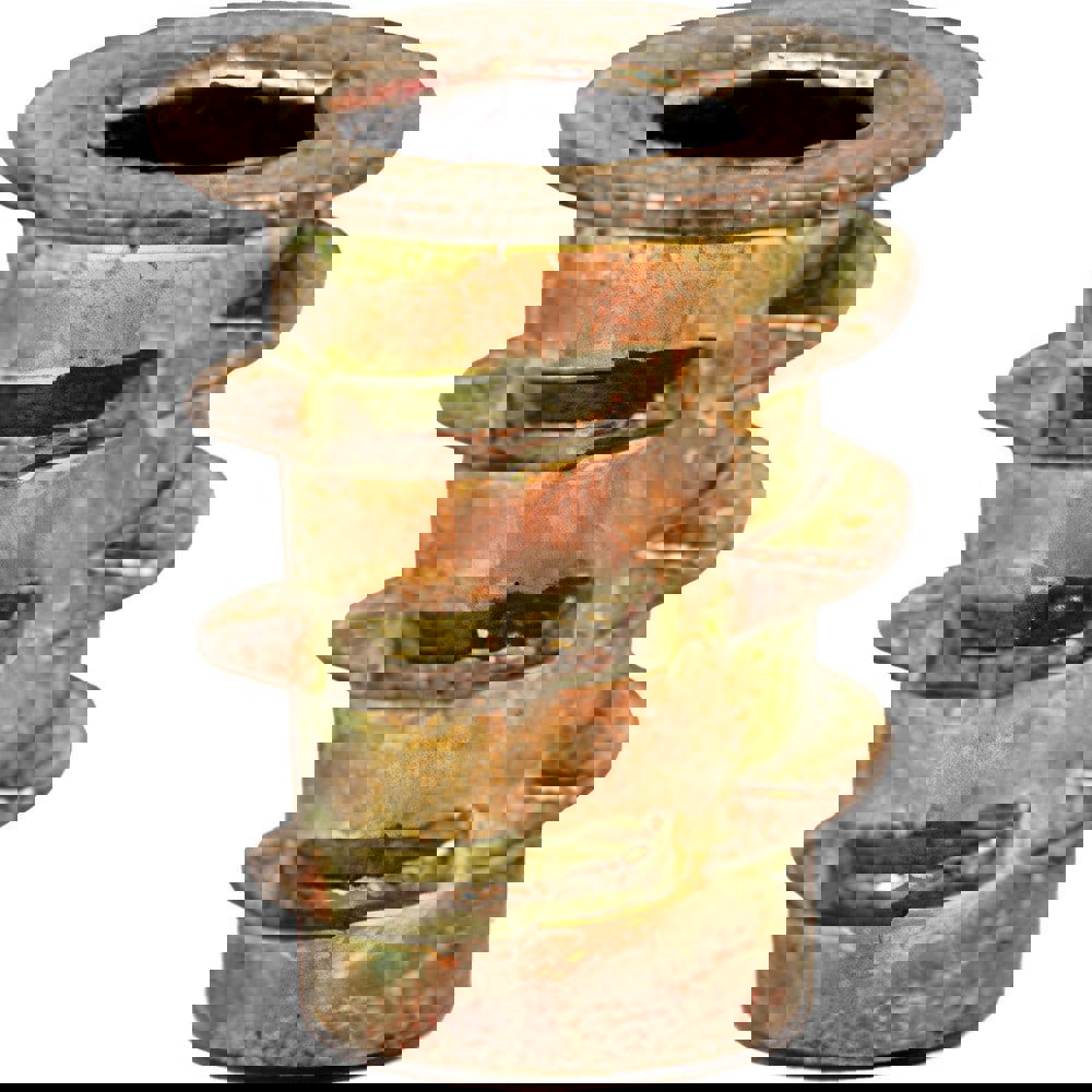 Hex Drive & Slotted Drive Threaded Inserts; Product Type: Flanged Hex Drive ; Thread Size: M4-0.7 ; Material: Zinc Alloy ; Finish: Hexavalent Chrome ; Drill Size: 0.2340 ; Hex Size: M4