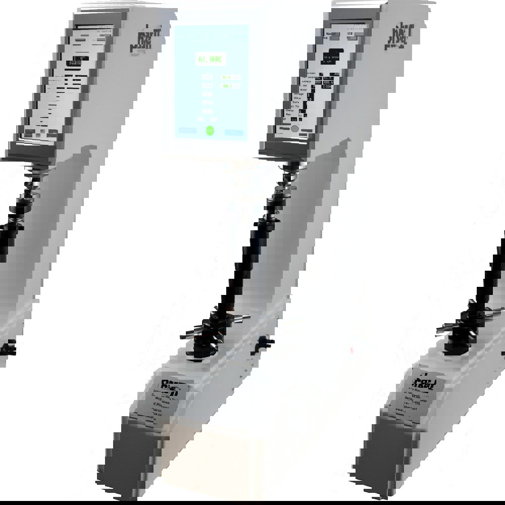 Bench Top Hardness Testers; Scale Type: HRA; HRB; HRC ; Minimum Hardness: 20 HRC ; Maximum Hardness: 70 HRC ; Display Type: Digital ; Throat Depth (Mm - 2 Decimals): 198.00 ; Accuracy (Hours): 1.5 to 4