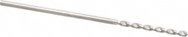 Jobber Length Drill Bit: 1.1 mm Dia, 130 &deg;, High Speed Steel