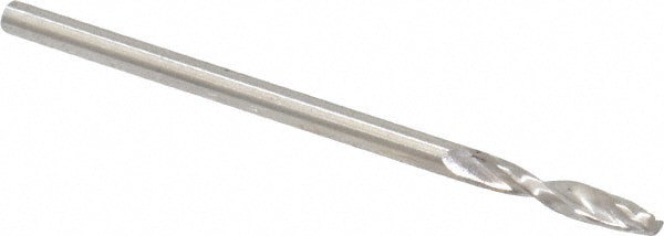 Screw Machine Length Drill Bit: 1.82 mm Dia, 130 deg Point, High-Speed Steel