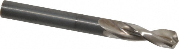 Screw Machine Length Drill Bit: 7.50 mm Dia, 130 deg Point, High-Speed Steel