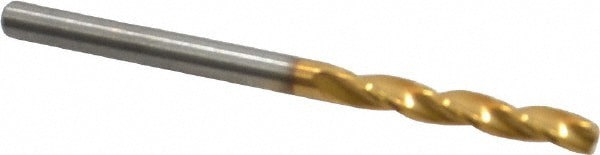 Jobber Length Drill Bit: 3 mm Dia, 150 &deg;, Solid Carbide