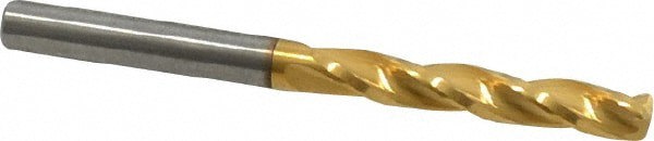 Jobber Length Drill Bit: 5.1 mm Dia, 150 &deg;, Solid Carbide