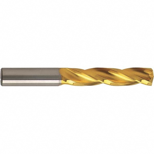 Jobber Length Drill Bit: 10.9 mm Dia, 150 &deg;, Solid Carbide