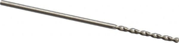 Jobber Length Drill Bit: 1.1 mm Dia, 130 &deg;, Cobalt