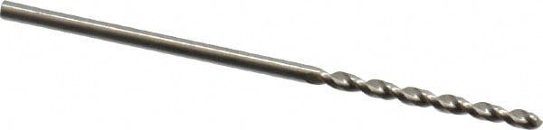 Jobber Length Drill Bit: 1.3 mm Dia, 130 &deg;, Cobalt