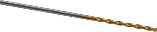 Jobber Length Drill Bit: 1.1 mm Dia, 130 &deg;, High Speed Steel