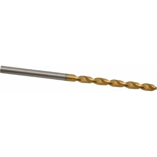 Jobber Length Drill Bit: 3.4 mm Dia, 130 &deg;, High Speed Steel