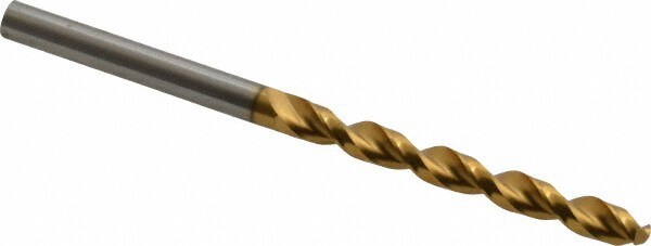 Jobber Length Drill Bit: 4.6 mm Dia, 130 &deg;, High Speed Steel