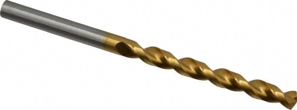 Jobber Length Drill Bit: 5.1 mm Dia, 130 &deg;, High Speed Steel
