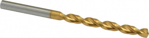 Jobber Length Drill Bit: 6.1 mm Dia, 130 &deg;, High Speed Steel