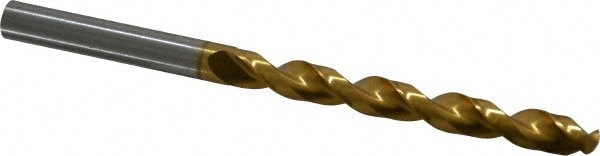 Jobber Length Drill Bit: Letter J, 130 &deg;, High Speed Steel
