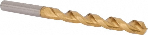 Jobber Length Drill Bit: 8.1 mm Dia, 130 &deg;, High Speed Steel