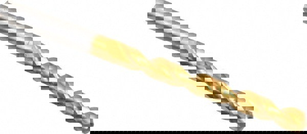 Jobber Length Drill Bit: 8.6 mm Dia, 130 &deg;, High Speed Steel