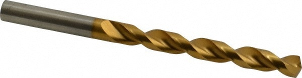 Jobber Length Drill Bit: 9.6 mm Dia, 130 &deg;, High Speed Steel