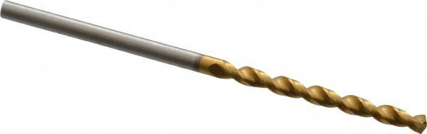 Jobber Length Drill Bit: 2.1 mm Dia, 130 &deg;, Cobalt