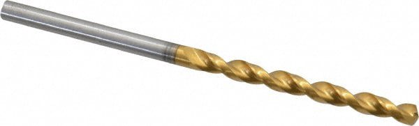 Jobber Length Drill Bit: 3.4 mm Dia, 130 &deg;, Cobalt