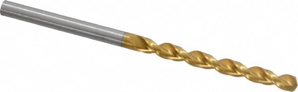 Jobber Length Drill Bit: 3.7 mm Dia, 130 &deg;, Cobalt