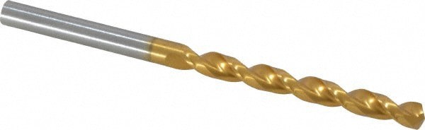 Jobber Length Drill Bit: 5.1 mm Dia, 130 &deg;, Cobalt