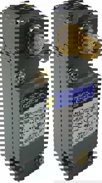 General Purpose Limit Switch: SPDT, NC, Roller Lever, Side