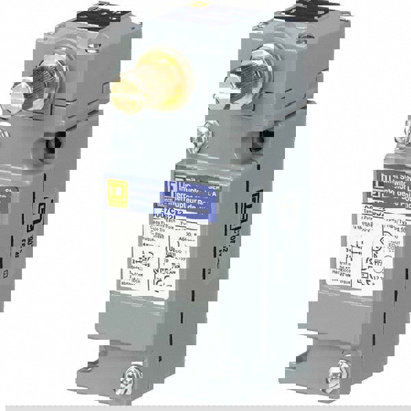 General Purpose Limit Switch: DPDT, 2NC/2NO, Rotary Head, Side