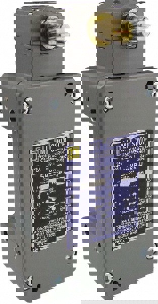 General Purpose Limit Switch: SPDT, NC, Rotary Head, Side