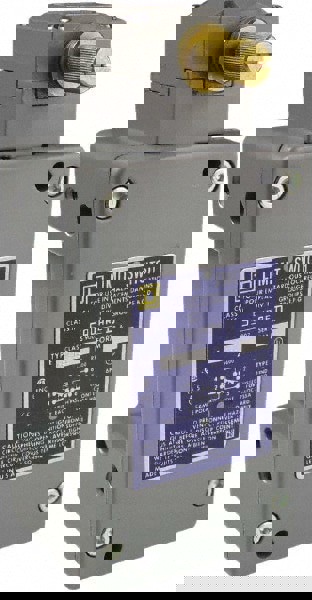 General Purpose Limit Switch: DPDT, 2NC/2NO, Rotary Head, Side