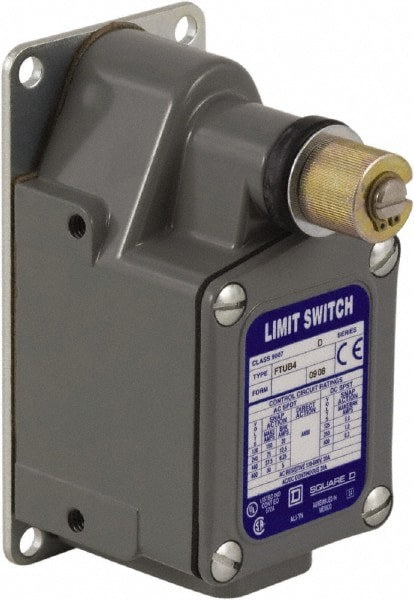 General Purpose Limit Switch: SPDT, Rotary Head, Side