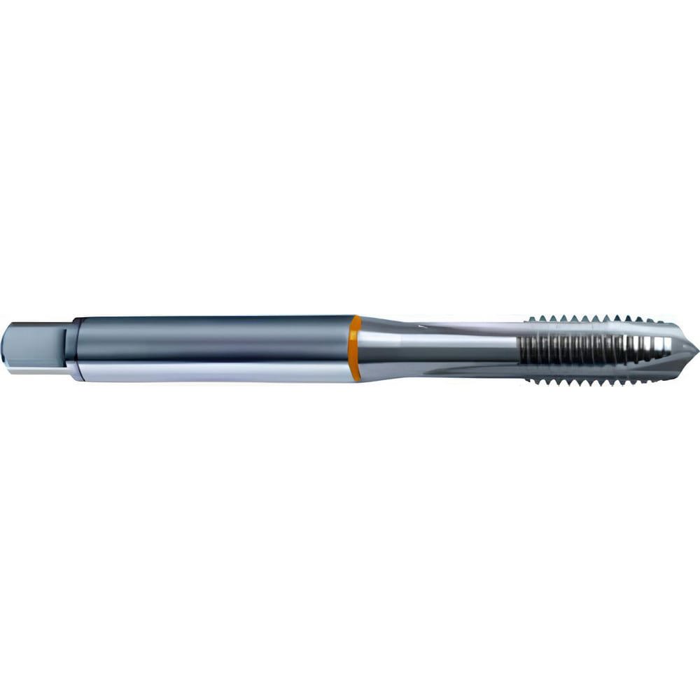Spiral Point Tap: M2.2x0.45 Metric, 3 Flutes, Plug Chamfer, 6H Class of Fit, High-Speed Steel-E, Bright/Uncoated