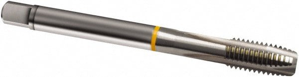 Spiral Point Tap: M5 x 0.8, Metric, 3 Flutes, Plug, 6H, Cobalt, Bright Finish